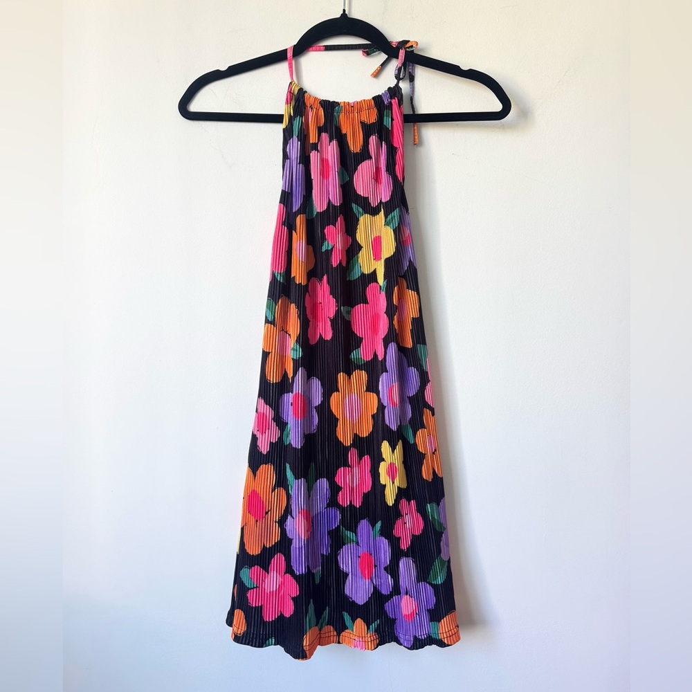Peppermayo Love From Europe Halter Dress in Noir Bloom - Size 4 - Picture 10 of 14